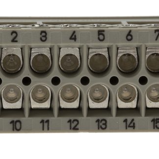 Inserto connettore HARTING, Maschio, serie Han A, 16A, 16 vie