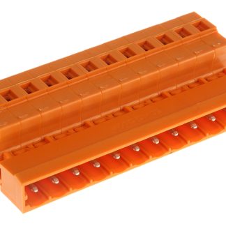 Morsettiera collegabile Wago Maschio a 12 vie, 1 fila, passo 5.08mm