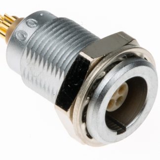 Connettore circolare LEMO, femmina, serie 00 B, 4 poli, Montaggio a pannello