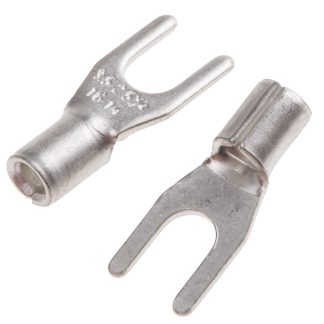 Capocorda a forcella a crimpare RS PRO, perno M3.5, 1.5mm² - 2.5mm² Non protetto