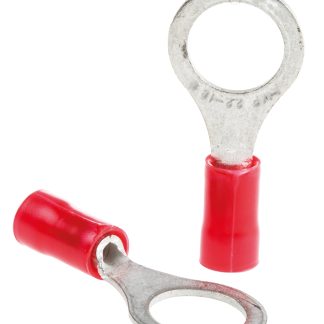 Terminale ad occhiello TE Connectivity Isolato, Ø perno M8, dimens. max filo 1.65mm², 16AWG, Rosso