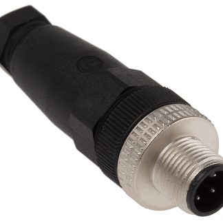 Connettore circolare Hirschmann, maschio, serie E, M12, 4 poli, Montaggio su cavo