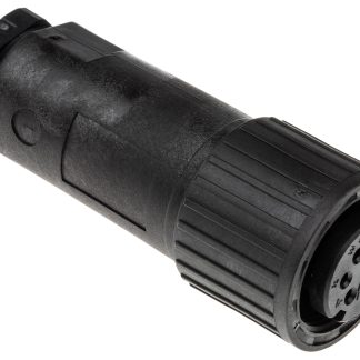 Connettore circolare MIL Maschio Hirschmann, Ad angolo diritto, 6 poli, Femmina, Montaggio su cavo