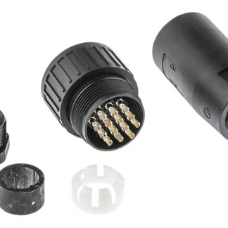 Connettore circolare MIL Femmina Hirschmann, Ad angolo diritto, 14 poli, Femmina, Montaggio su cavo