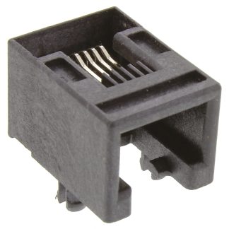 Connettore RJ12 Femmina Molex, 6P/6C vie, Montaggio con foro passante