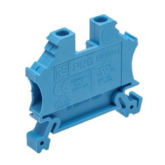 Morsettiera passante RS PRO, Blu, livello Singolo, 32A
