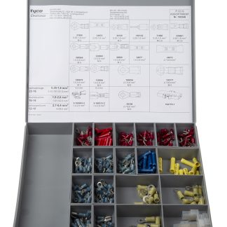 Kit di terminali a crimpare TE Connectivity, Giunti/terminali PIDG, terminali Plasti-Grip