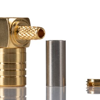 Connettore coassiale Angolo destro RS PRO, Femmina, 50Ω, Montaggio su cavo