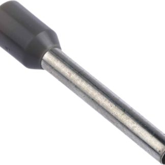 Boccola a crimpare RS PRO, Isolato, Grigio, lunghezza pin 18mm, filo max 2.5mm², 14AWG