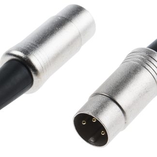 Connettore DIN RS PRO, 3 poli, Maschio
