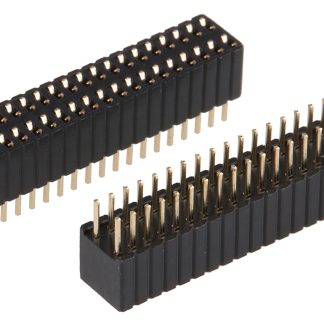 Presa PCB RS PRO, 40 vie, 2 file, passo 1.27mm, Montaggio con foro passante