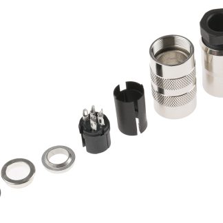 Connettore circolare binder, femmina, serie 423, Miniatura, 6 poli, Montaggio su cavo