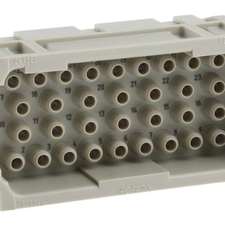 Inserto connettore HARTING, Maschio, serie Han EE, 16A, 32 vie