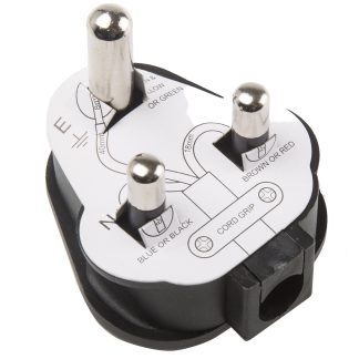 Connettore maschio di rete Masterplug Maschio, UK, Montaggio su cavo, 15A