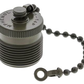 Tappo parapolvere Amphenol Industrial serie 97, Connettore femmina, size 22, MIL-DTL-5015, IP66, finitura: Cadmio verde