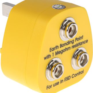 Connettore maschio di messa a terra ESD RS PRO, 3 bottoni 10mm, spina tipo G - UK