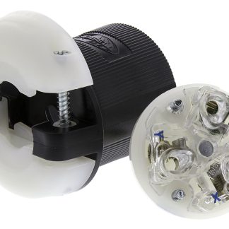 Connettore maschio di rete Hubbell Maschio, USA, Montaggio su cavo, 20A