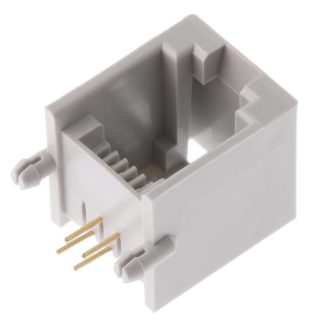 Connettore RJ11 Femmina RS PRO, 6P4C vie, Montaggio PCB