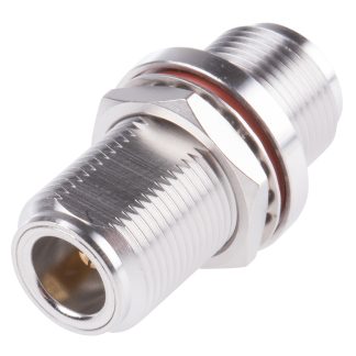 Adattatore RF Radiall, da N Femmina a N Femmina, 50Ω