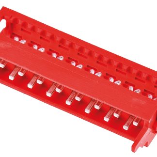Connettore IDC TE Connectivity Maschio, 16 vie, 2 file, passo 1.27mm, Montaggio su cavo