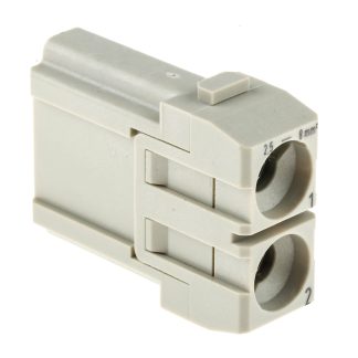 Connettore di potenza per impieghi pesanti maschio serie Han-Modular, 2 vie, 40A, 1 kV