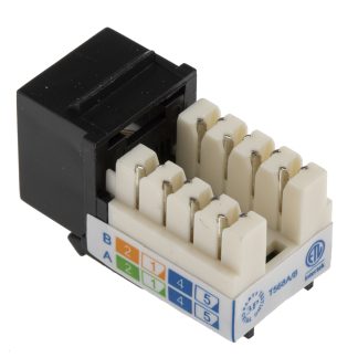Connettore RJ45 Femmina RS PRO Cat5e, Montaggio a pannello