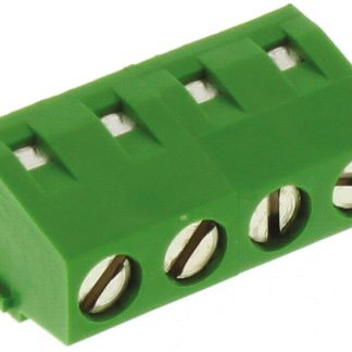 Morsettiera per circuito stampato TE Connectivity a 4 vie, 1 fila, passo 5mm, Montaggio con foro passante