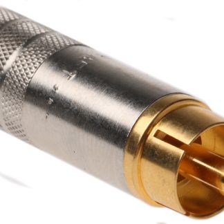 Spinotto RCA Switchcraft Maschio, in Oro, Montaggio su cavo