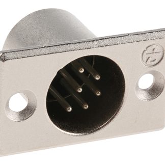 Connettore XLR Neutrik Maschio a 6 poli, Montaggio a pannello