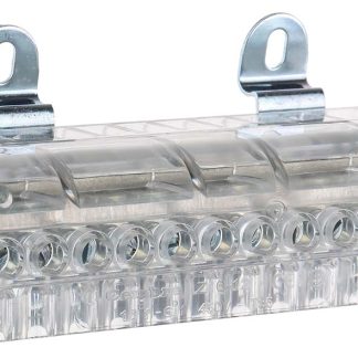 Morsettiera per guida DIN RS PRO, Chiaro, livello Singolo, 100A
