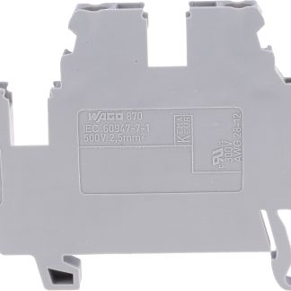 Morsetto WAGO, Grigio, livello Doppio, , 24A