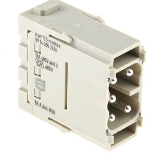 Modulo connettore HARTING, Maschio, serie Han-Modular, 16A, 5 vie