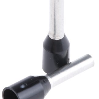 Boccola a crimpare Weidmuller, Isolato, Nero, lunghezza pin 8mm, filo max 1.5mm², 16AWG