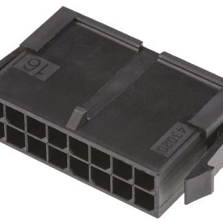 Corpo connettore automotive Molex Maschio, 16 vie, 2 file, passo 3mm