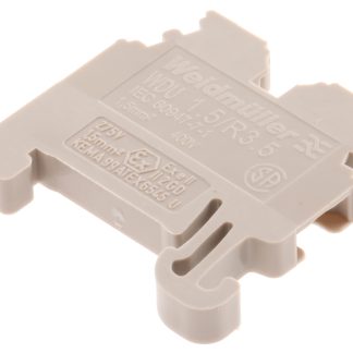 Morsettiera per guida DIN Weidmuller, Beige scuro, livello Singolo, 17.5A
