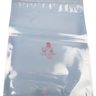 Sacchetto antistatico RS PRO 406mm x 305mm x 0.07mm, col. Argento, 100 pz.