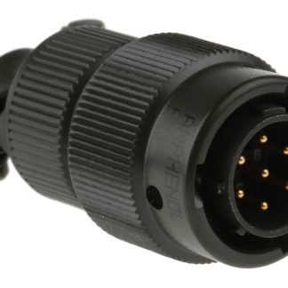 Connettore circolare MIL Maschio Amphenol Limited, Ad angolo diritto, 7 poli, Maschio, Montaggio su cavo