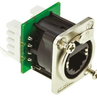 Connettore RJ45 Femmina Neutrik Cat5e, 8 vie, Montaggio su cavo