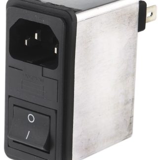 Filtro IEC Schaffner C14 250 V c.a., 1A, A scatto