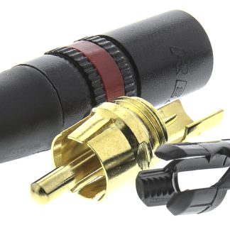 Spinotto RCA Neutrik Maschio, in Oro