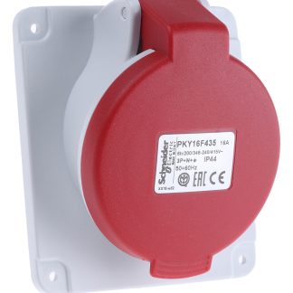 Connettore di alimentazione industriale Schneider Electric PratiKa Femmina, 3P + N + E, 16A, Montaggio a pannello