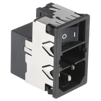 Connettore con filtro IEC Schurter C14 250 V c.a., 4A, A scatto