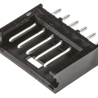 File di contatti PCB TE Connectivity, 6 vie, 1 fila, passo 2.54mm