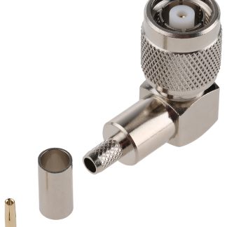 Connettore coassiale Angolo destro Telegartner, Femmina, 50Ω, Montaggio su cavo