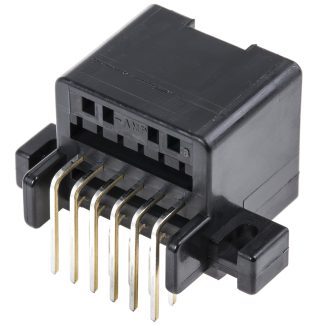 Connettore automotive TE Connectivity, Femmina, 12 vie, 2 file, Montaggio con foro passante