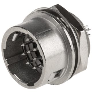 Connettore circolare Hirose, maschio, serie HR10, Miniatura, 12 poli, Montaggio a pannello