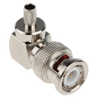 Connettore coassiale Angolo destro RS PRO, Maschio, 50Ω, Montaggio su cavo