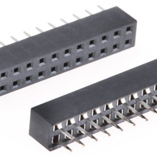 Presa PCB HARWIN, 40 vie, 2 file, passo 2mm, Montaggio con foro passante