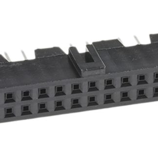 Presa PCB Hirose, 50 vie, 2 file, passo 2.54mm, Montaggio con foro passante