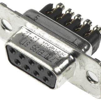 Connettore D-Sub Amphenol Communications Solutions, Femmina, 9 vie, terminazione Morsetti a vite